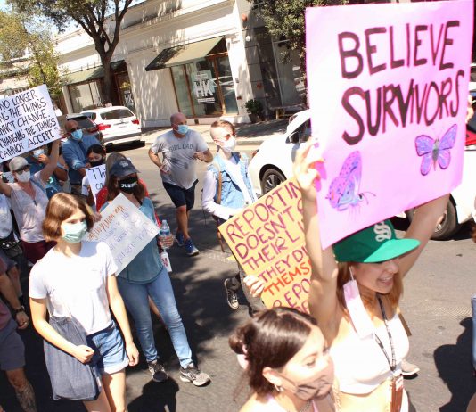 sex assault survivors march