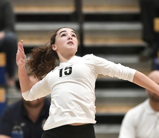 Los Gatos volleyball player