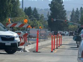 Median work on Los Gatos Boulevard continues through November