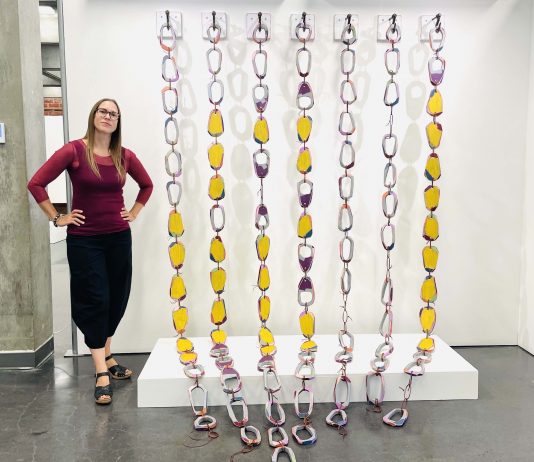 Exhibit depicts work inequality for women Sawyer Rose exhibit