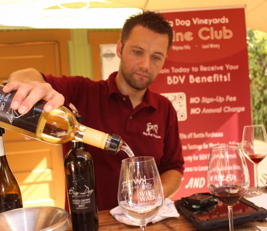 Pouring White Wine