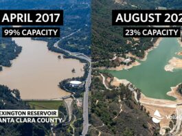 lexington reservoir 2017 2021 valley water drought