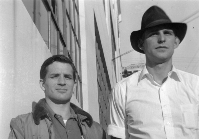 Jack Kerouac and Al Hinkle in 1952