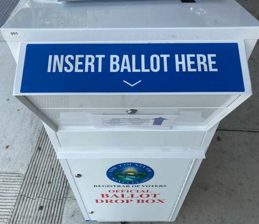 santa clara county ballot drop box