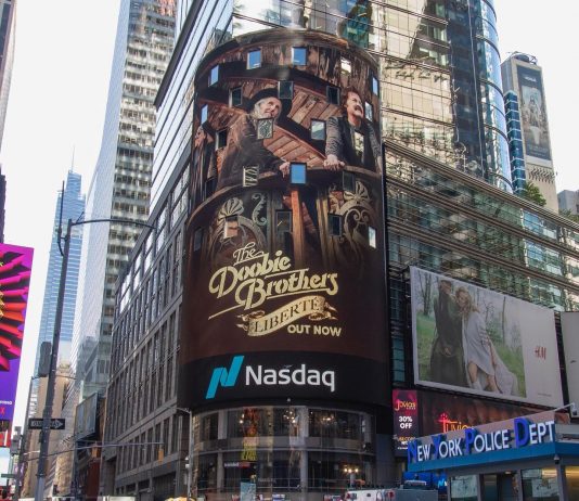 Doobie Brothers Billboard on Times SquareDoobie Brothers Billboard on Times Square