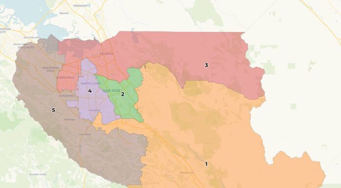 90195 map santa clara county board of supervisors cindy chavez redistricting