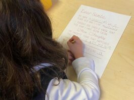st mary's school kindergarten letters santa