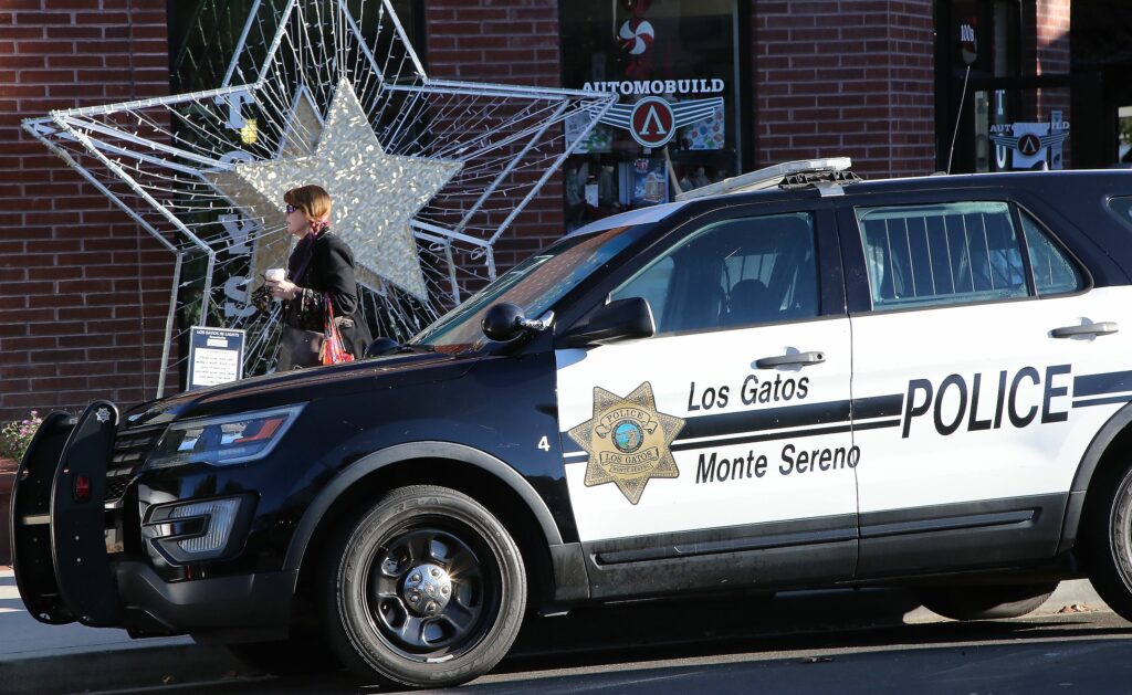 police cruiser over the holidays