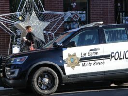 police cruiser over the holidays