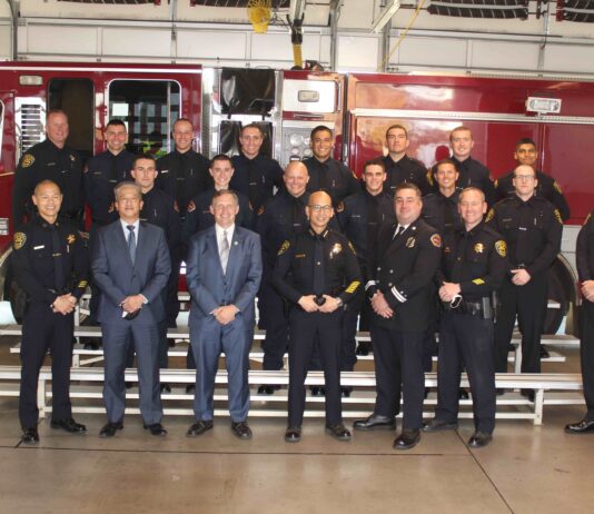 firefighting academy graduates