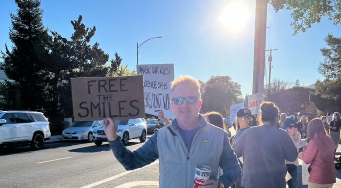 FREE THE SMILES sign