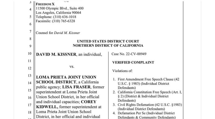 david kissner lawsuit