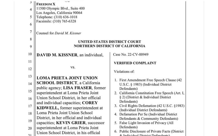 david kissner lawsuit