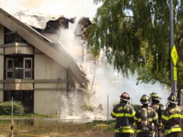 building collapse due to fire