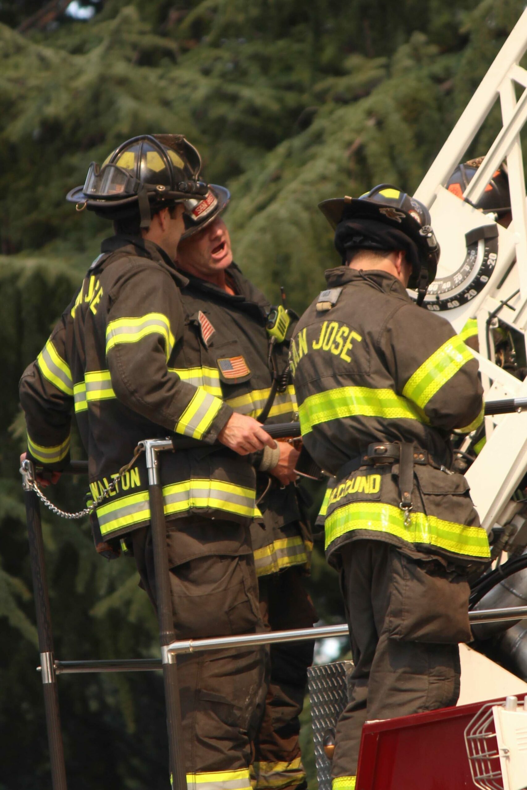 San Jose Fire Department firefighters