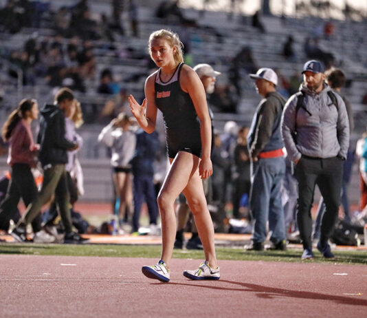 Higher, highest: Hannah Slover wins the high jump in CIF State Championships