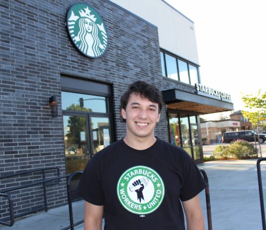 Joe Thompson at Starbucks in Santa Cruz