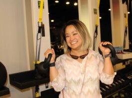 Tin Tin Wisniewski says she’s hooked on working out at the new SPENGA fitness studio on Los Gatos Boulevard.