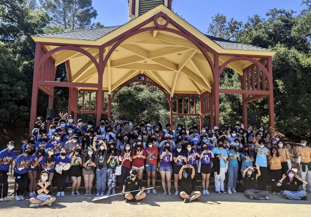 youth gather at Oak Meadow Park