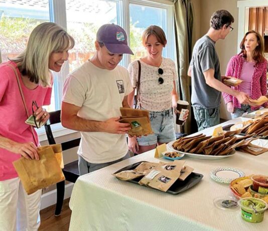 plant based advocates bake sale kristine goldberg rob moore kylie clark chris lisa wade