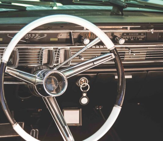 classic car interior