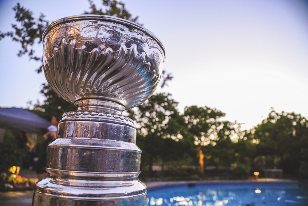 Stanley Cup at Sunset