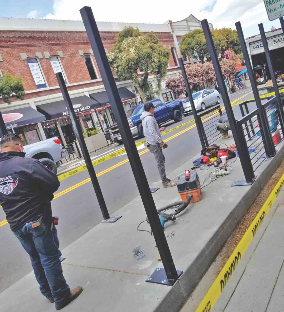 parklet construction