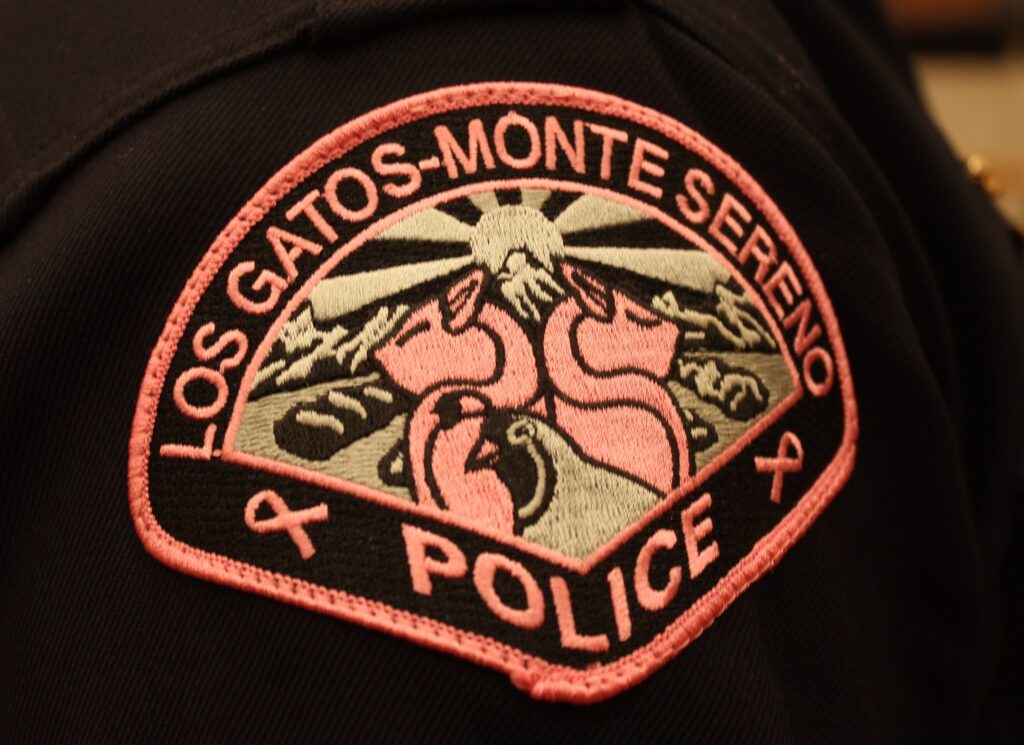 pink police patch