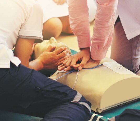 CPR chest compressions