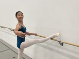 Saratoga ballet student