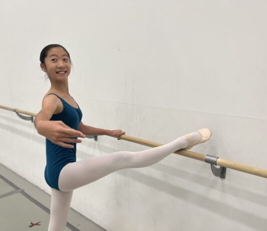 Saratoga ballet student