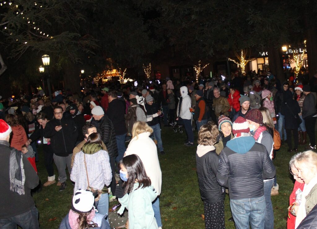 Hundreds attend Los Gatos' Holiday Tree Lighting on 99th anniversary of