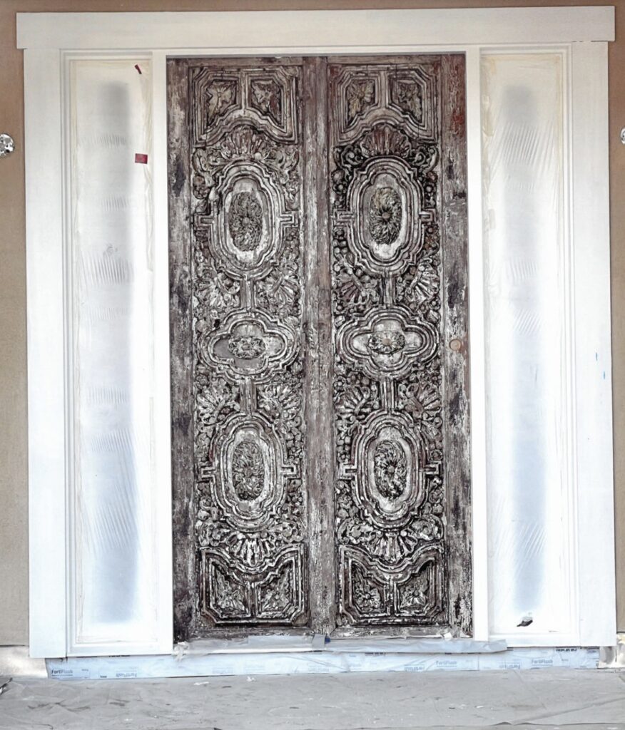 Mexican church door