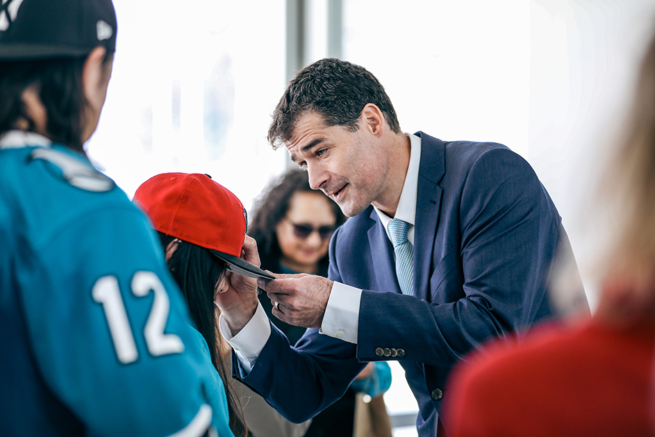 Marleau: 'That's the greatest honor, to be able to be the first one up  there.