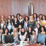 Image for display with article titled Young women meet with female leaders