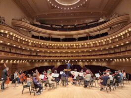 orchestra at Carnegie Hall