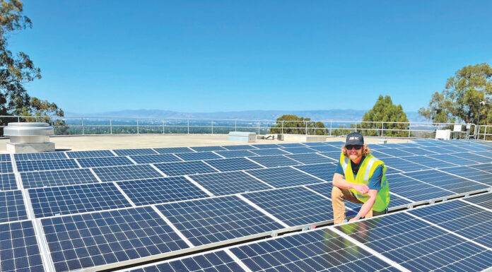 Overlook solar power array in Los Gatos