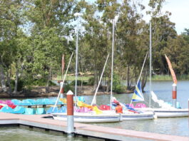 Vasona now boasts wheelchair-accessible boating facilities Vasona Lake boats