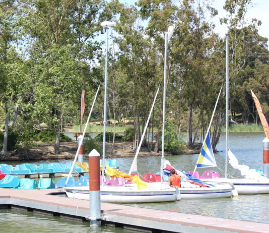 Vasona now boasts wheelchair-accessible boating facilities Vasona Lake boats