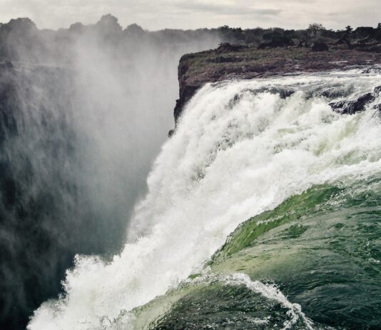 Move away from the ‘waterfall effect’ Victoria Falls, a waterfall on the Zambezi River in southern Africa