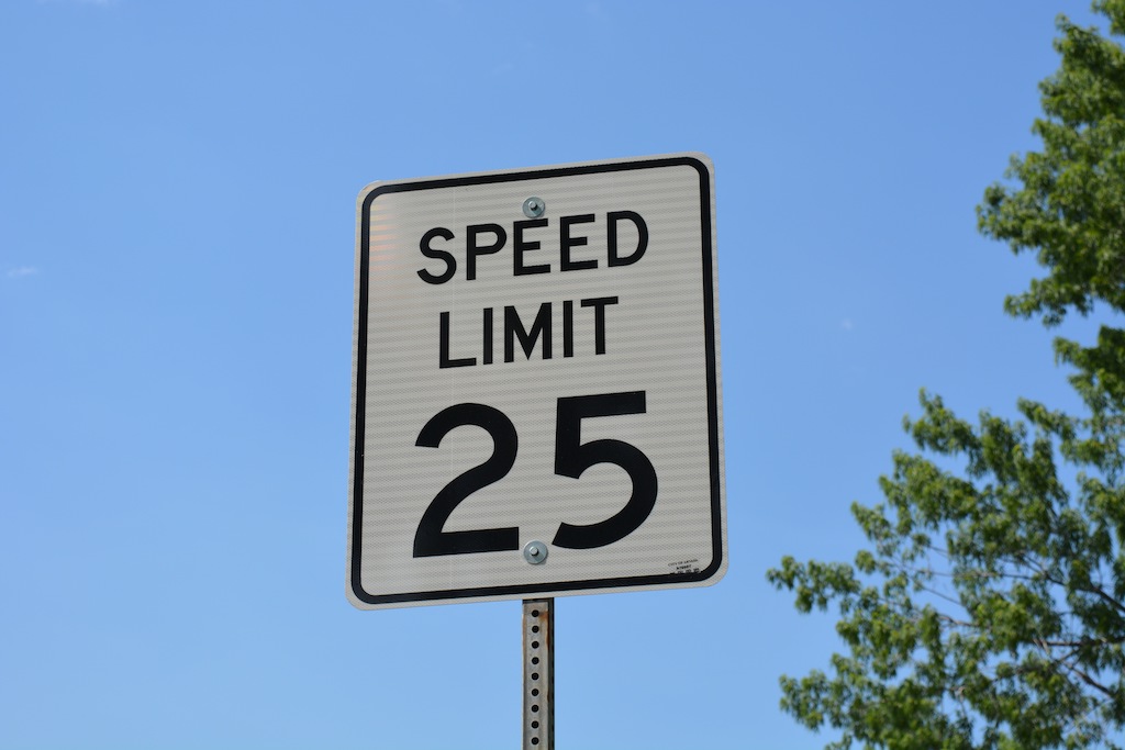 25 speed limit