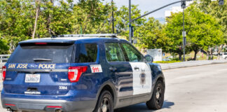 SJPD stock image of an SUV