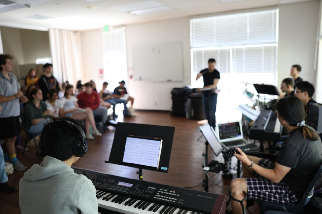 live orchestra practice