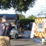 Image for display with article titled Garage saved from destruction by eagle-eyed assistant fire chief