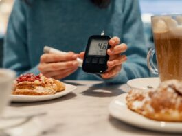 diabetes concern at table