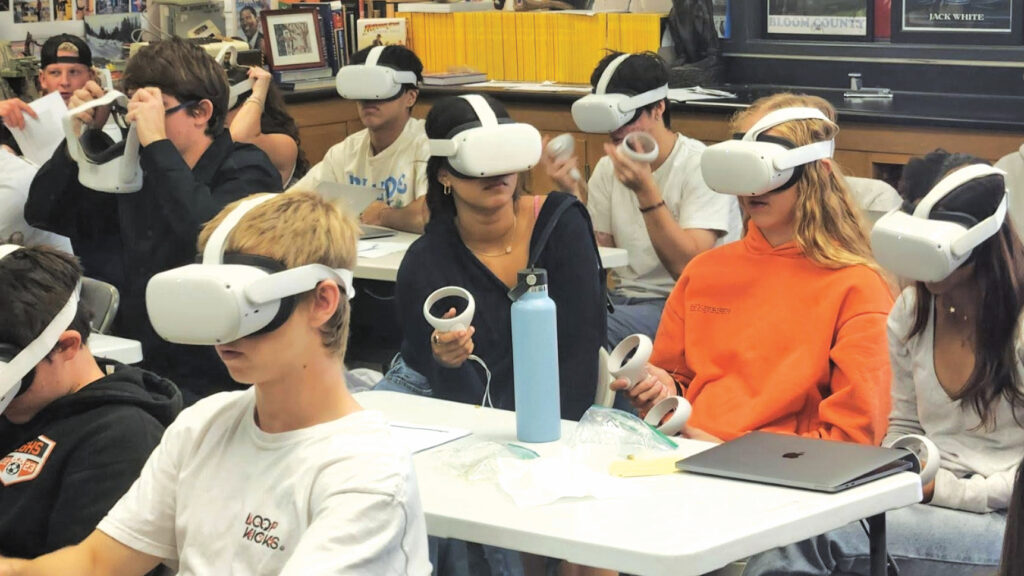 Virtual Reality Lesson Stanford VR Classroom Partnership Inspires Students