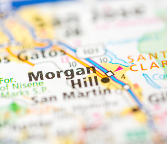 Morgan Hill map