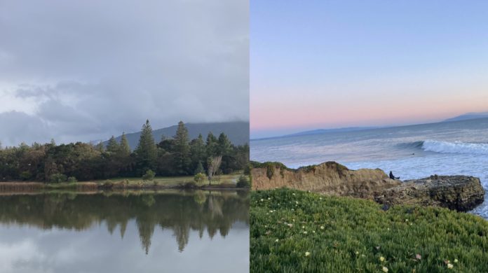 Vasona Lake and West Cliff Drive in Santa Cruz