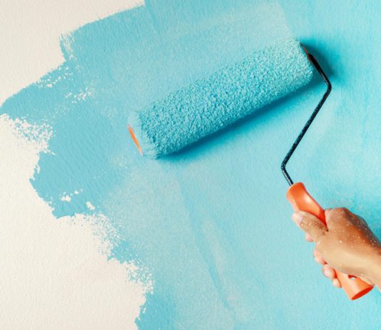 turquoise paint