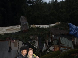 couple in the rubble
